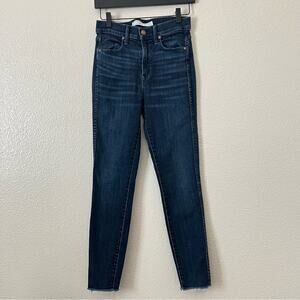 AYR The Rise High-Rise Skinny Jeans Dark Wash